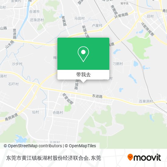 东莞市黄江镇板湖村股份经济联合会地图