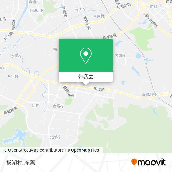 板湖村地图