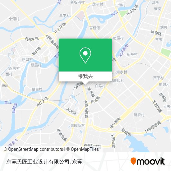 东莞天匠工业设计有限公司地图