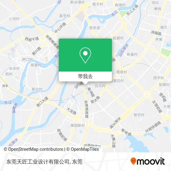 东莞天匠工业设计有限公司地图