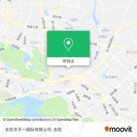 东莞市天一国际有限公司地图