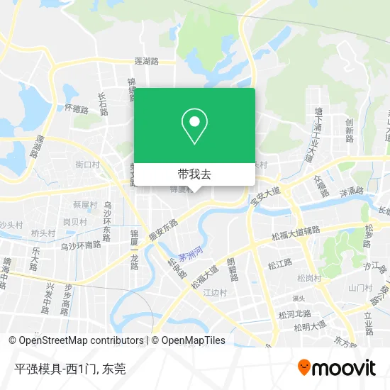 平强模具-西1门地图