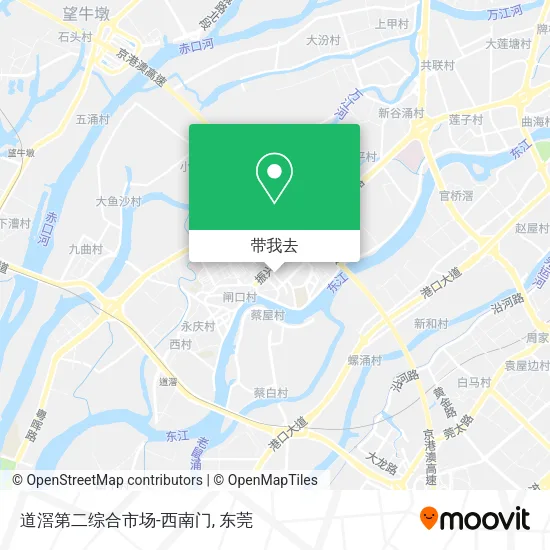 道滘第二综合市场-西南门地图
