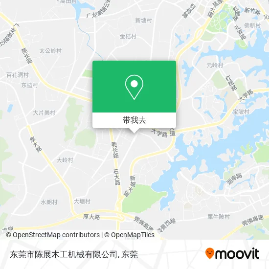 东莞市陈展木工机械有限公司地图