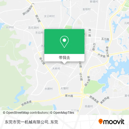 东莞市莞一机械有限公司地图