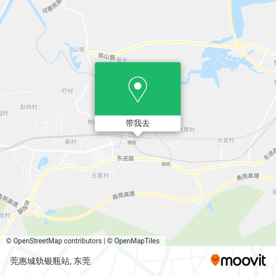 莞惠城轨银瓶站地图