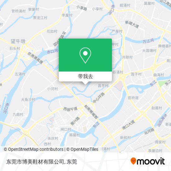 东莞市博美鞋材有限公司地图