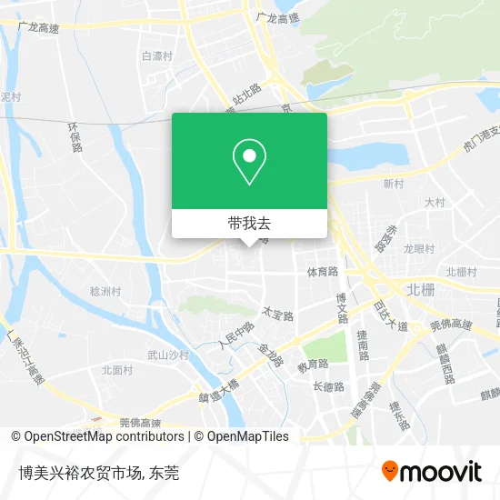 博美兴裕农贸市场地图