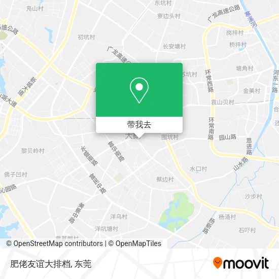 肥佬友谊大排档地图