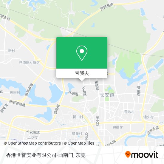 香港世普实业有限公司-西南门地图