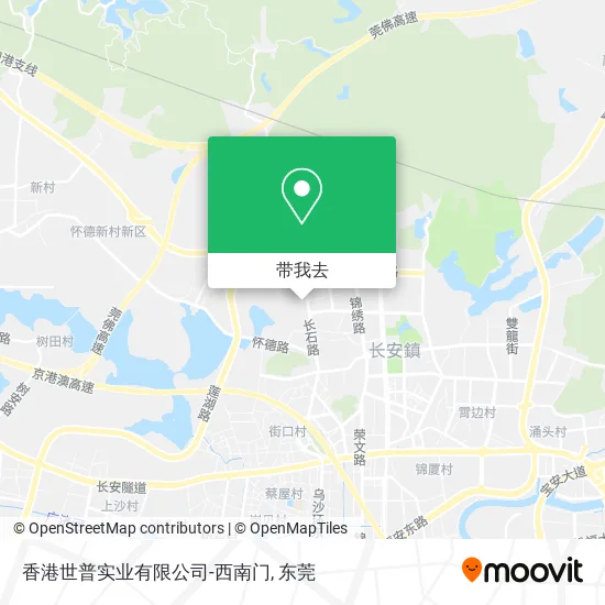 香港世普实业有限公司-西南门地图