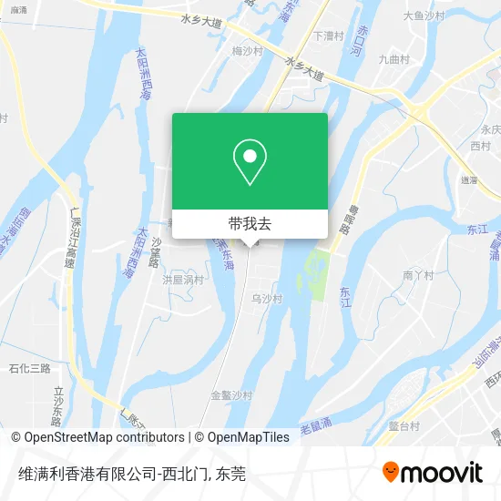 维满利香港有限公司-西北门地图