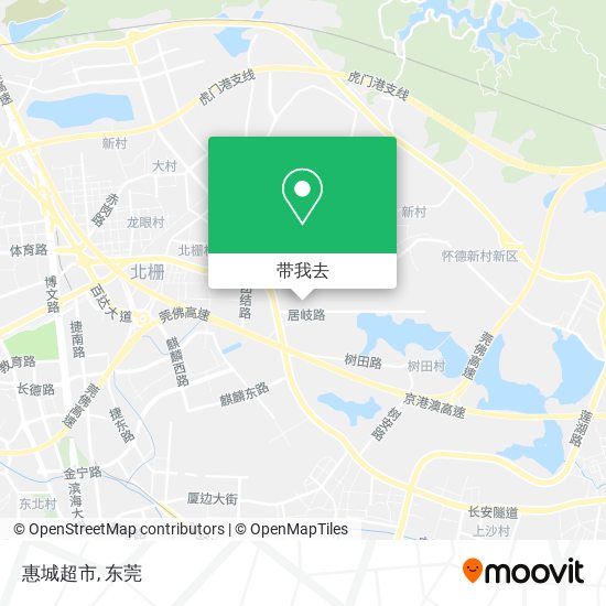 惠城超市地图