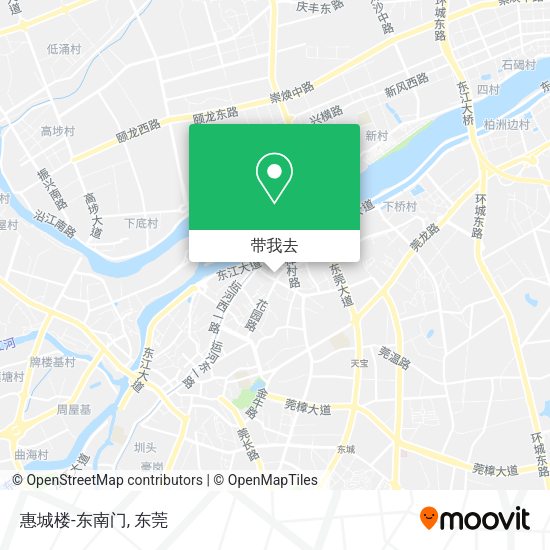 惠城楼-东南门地图