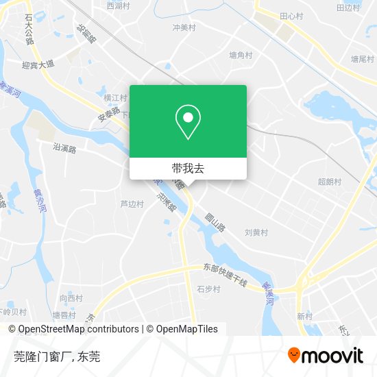 莞隆门窗厂地图