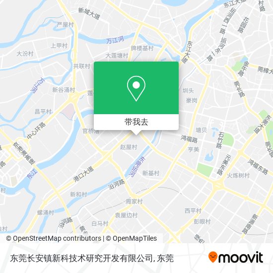 东莞长安镇新科技术研究开发有限公司地图