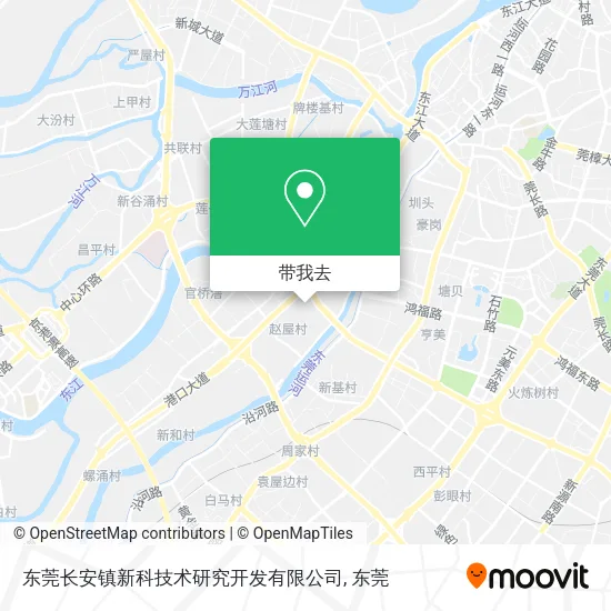 东莞长安镇新科技术研究开发有限公司地图