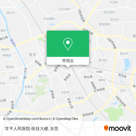 常平人民医院-医技大楼地图