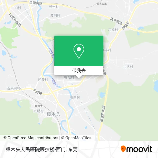 樟木头人民医院医技楼-西门地图