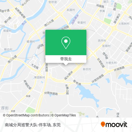 南城分局巡警大队-停车场地图