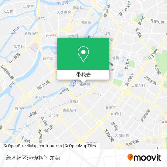 新基社区活动中心地图