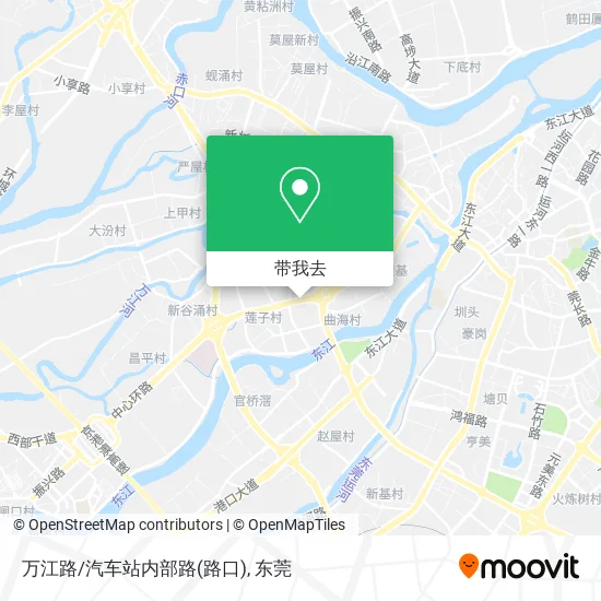 万江路/汽车站内部路(路口)地图
