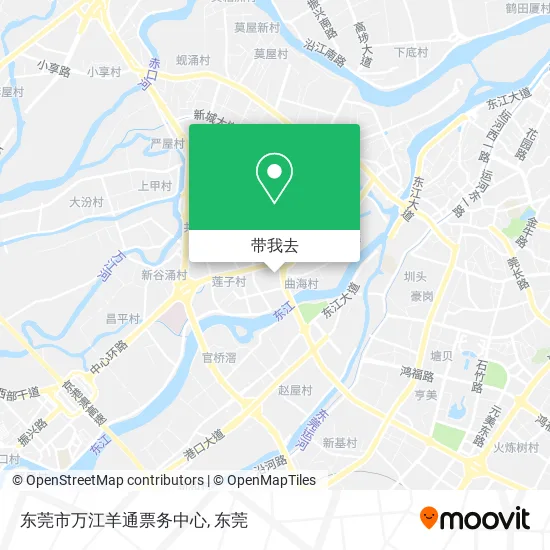 东莞市万江羊通票务中心地图
