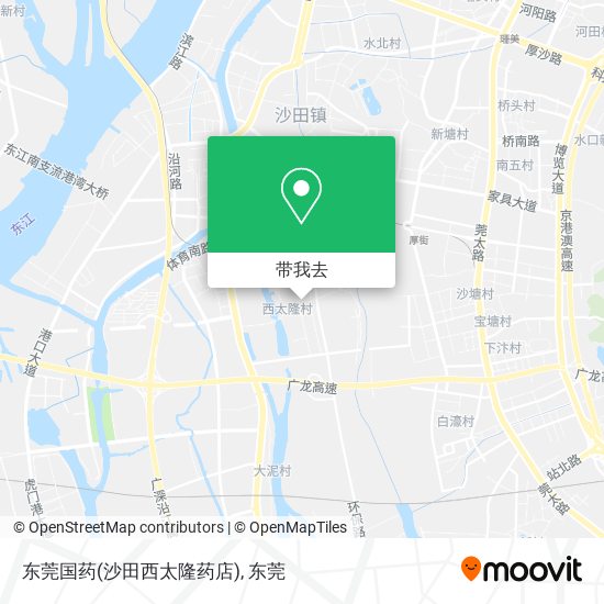 东莞国药(沙田西太隆药店)地图