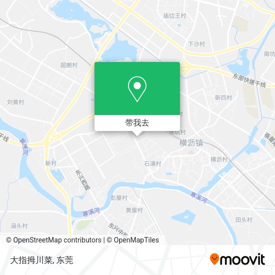 大指拇川菜地图