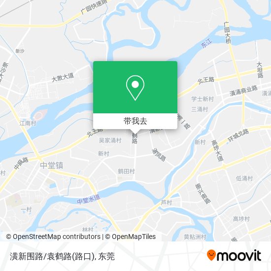 潢新围路/袁鹤路(路口)地图