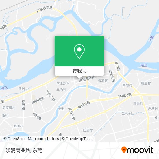 潢涌商业路地图