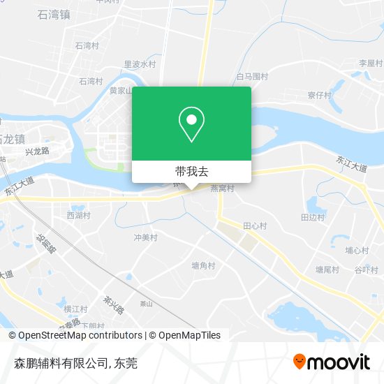 森鹏辅料有限公司地图