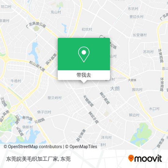 东莞皖美毛织加工厂家地图