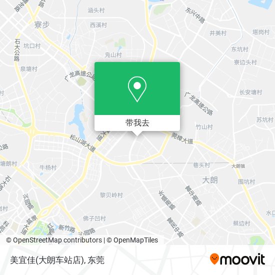 美宜佳(大朗车站店)地图