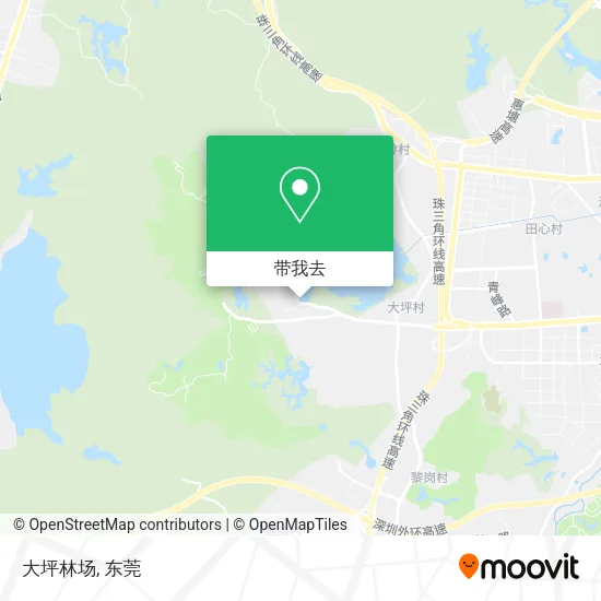 大坪林场地图