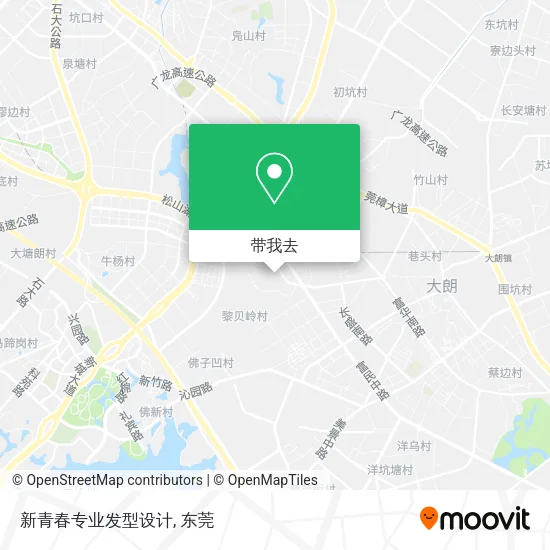 新青春专业发型设计地图