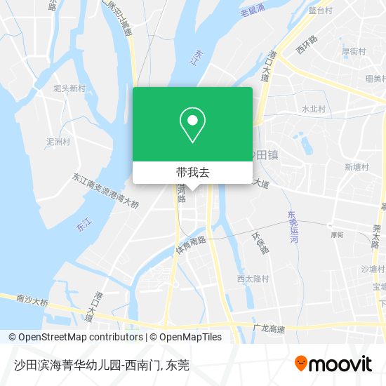 沙田滨海菁华幼儿园-西南门地图