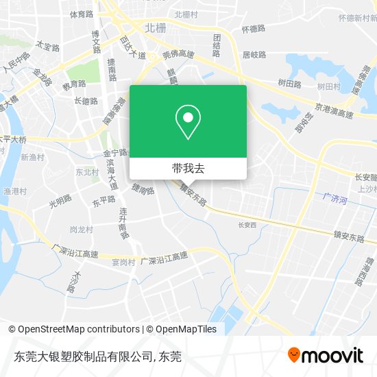 东莞大银塑胶制品有限公司地图