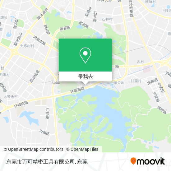 东莞市万可精密工具有限公司地图