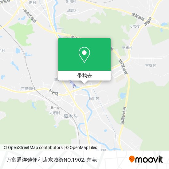 万富通连锁便利店东城街NO.1902地图