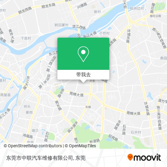东莞市中联汽车维修有限公司地图