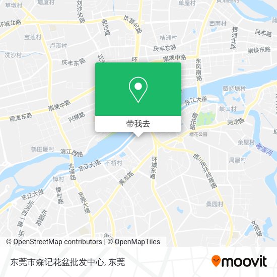 东莞市森记花盆批发中心地图