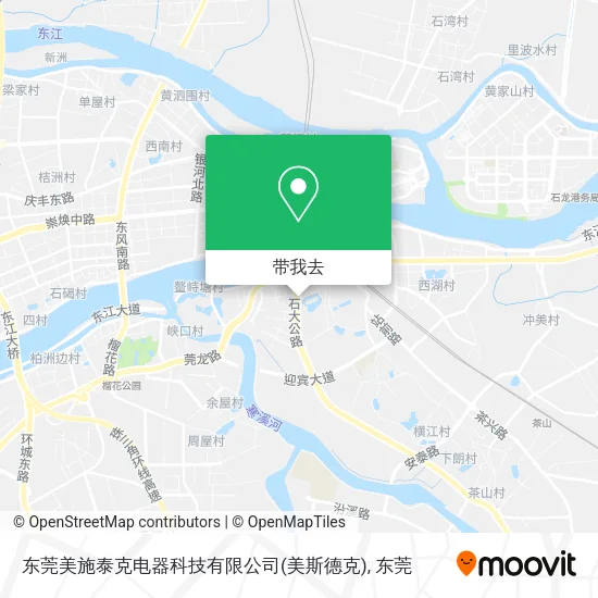 东莞美施泰克电器科技有限公司(美斯德克)地图
