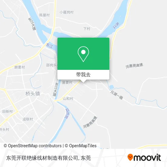 东莞开联绝缘线材制造有限公司地图