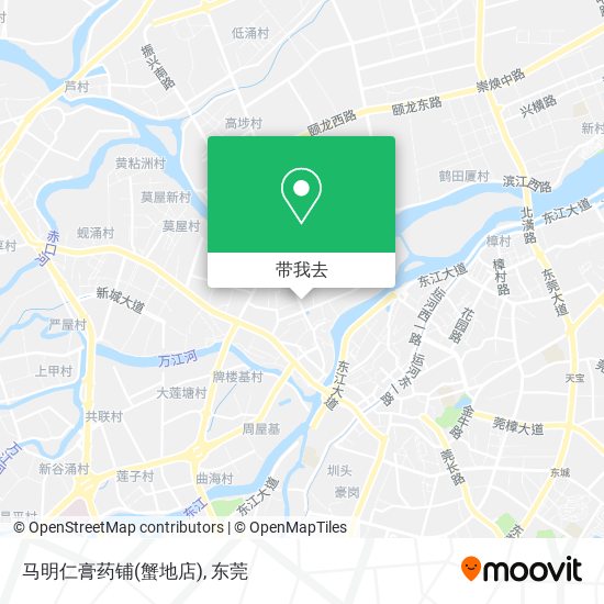 马明仁膏药铺(蟹地店)地图