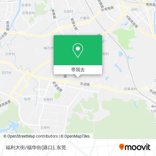 福利大街/福华街(路口)地图