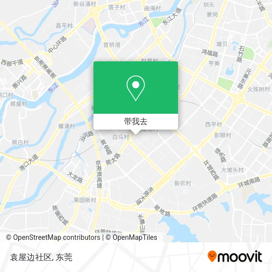 袁屋边社区地图