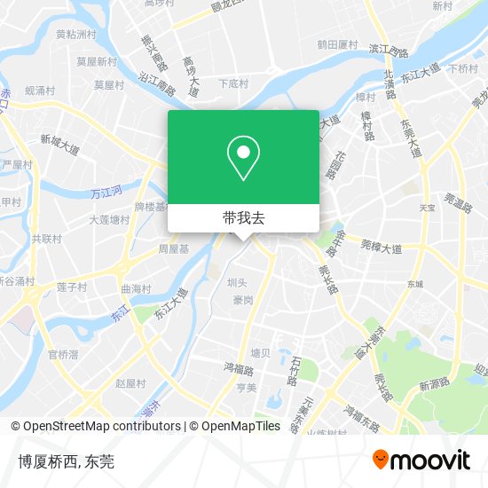 博厦桥西地图