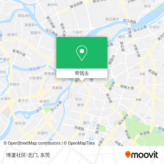 博厦社区-北门地图