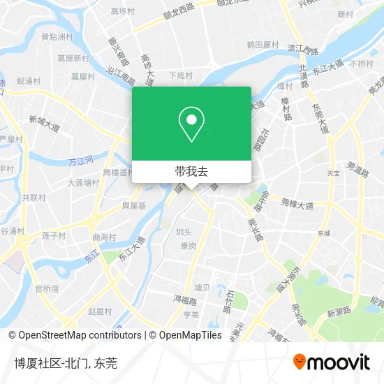 博厦社区-北门地图